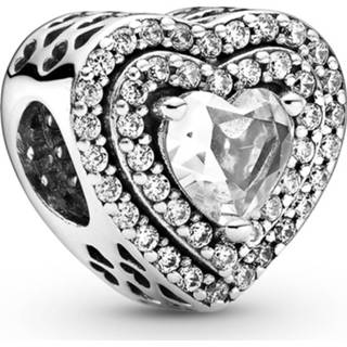 👉 Bedel zilver One Size array Pandora 799218C01 Sparkling Levelled Hearts 5700302900453