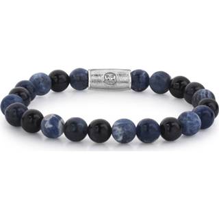 Armband blauw rose One Size GeenKleur Rebel & and RR-80045-S-M - Blue Rocks 8719214497682