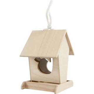 👉 Vogelhuisje naturel Creotime Vogelhuis 5712854035590