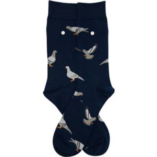 👉 Sokken grijs katoen male blauw Alfredo Gonzales pigeons navy grey 8719497419456