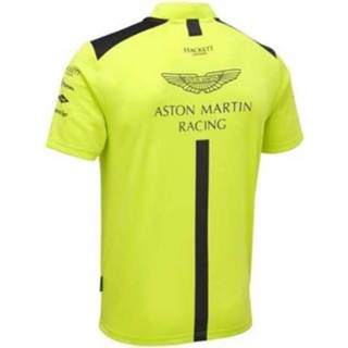 👉 Limoen XXL XL meerkleurig Aston Martin Team Polo Men, Lime Green-7 5055723828917