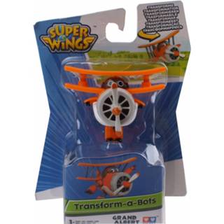 👉 Oranje kunststof One Size Super Wings Transform-A-Bots! Grand Albert 6 cm 6911400346619