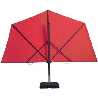 👉 Zweef parasol rood Vrijhangende zweefparasol Sunwave 270cm (brick red) 8713229077655