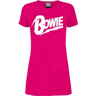 👉 Korte jurk wit roze vrouwen s Bowie, David - Amplified Collection White Logo 5054488590107
