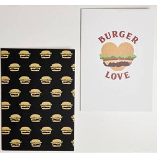 Multicolor unisex Hoofdmateriaa Papier Urban Classics - Burger Love Exercise Book 2-Pack Notebook 4065812030801