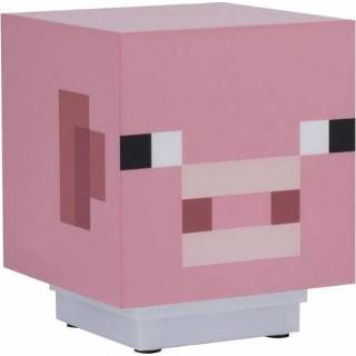 👉 Bureaulamp roze unisex hoofdmateriaa kunststof Minecraft - Pig Light 5055964775315