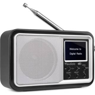 👉 Draagbare radio zilver active Audizio Parma DAB met Bluetooth en FM - 8715693320251