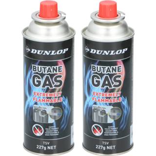 Gasfles 2x Butaan gasflessen navulling gas bussen voor kooktoestel 227 gram