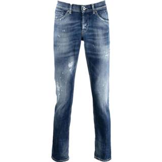 👉 Skinnyjeans blauw male Dondup George distressed skinny jeans 8057169646084