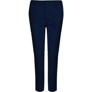 👉 Broek broeken vrouwen blauw Esqualo sp20.14005 navy 1000000441758 1000000441765