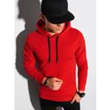 👉 Hoodie polyester l male rood mannen Ombre Heren - b1154-10 7435851155174