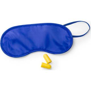 Slaapmasker blauw volwassenen met oordoppen