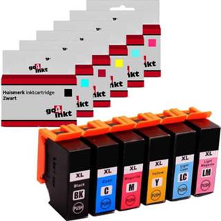 👉 Inktpatron Epson 378XL bk/c/m/y/pc/pm multipack inktpatronen compatible (6 st)