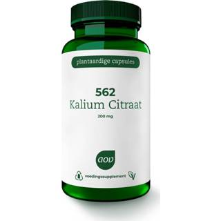 👉 Kalium active AOV 562 Citraat 200mg 100 capsules 8715687705620