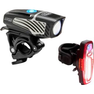 👉 Fietslamp One Size zwart NiteRider Lumina Micro 650/Sabre 110 Combo Light Set - Fietslampen (setjes)