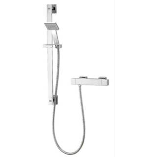 👉 Glijstangset chroom messing opbouw thermostaatkraan liverpool Aqualisa douchethermostaatkraan met 8946004240764