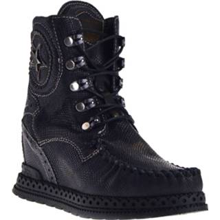 👉 Veterboots damesschoenen vrouwen zwart El Vaquero Dames 2000001424780