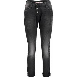 👉 Zwart materiaalmix l vrouwen Please P78 black denim