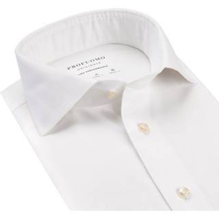 👉 Overhemd wit male Profuomo cutaway structuur 8719064741577