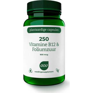 👉 Vitamine active AOV 250 B12&Foliumzuur (800 mcg) 60 vegacaps 8715687702506