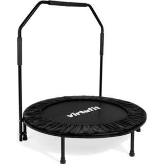 👉 VirtuFit Opvouwbare Fitness Trampoline met Handvat - Zwart - 100 cm