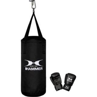 👉 Bokszak active stuks zwart Hammer FIT Boxing Set Junior - 50 cm + 6 oz Bokshandschoenen 4005251920905