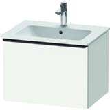 👉 Wastafel onderkast spaanplaat wit Duravit D-Neo wastafelonderkast 61x44x46.2cm 1 lade Mat de426101818 4063382104243