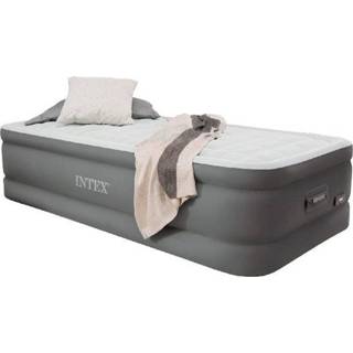 👉 Intex 64482 Twin Premaire Airbed + Pomp USB LED 191x99x46 cm 6941057405230