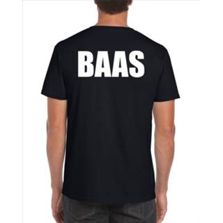 Shirt active mannen zwart Baas t-shirt voor heren