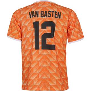 👉 Voetbalshirt oranje polyester tijdloos voetbalshirts kinderen senioren EK 88 Van Basten - Nederlands Elftal