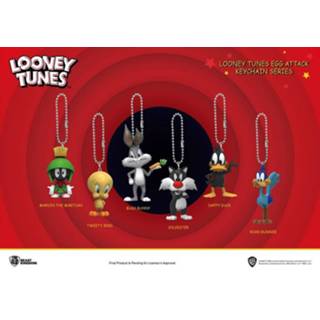 👉 Keychain Looney Tunes Mini Egg Attack Keychains 4 cm Assortment (6) 4711061157256