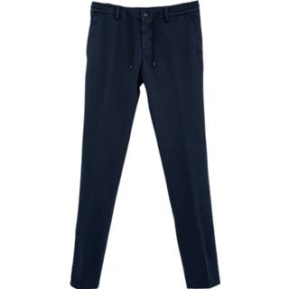 👉 Pantalon katoen male blauw Mason's Milano jogger