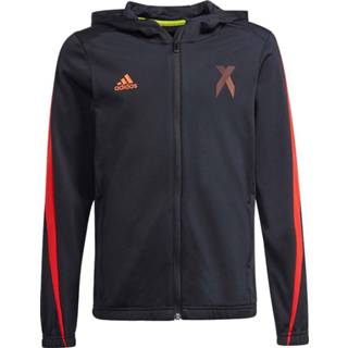 👉 Trainingspak voetbal zwart jongens male kinderen rood Adidas x tracksuit kids black red 4064057709497 4064057705727 4064057705840