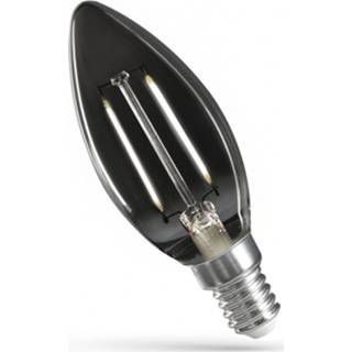 👉 Kaars Spectrum Led Filament Smoke Lamp - 2,5 Watt. Warmwit 4000K E14 220-240 Volt 5902650575363