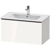 Wastafel onderkast spaanplaat wit Duravit D-Neo wastafelonderkast 81x44x46.2cm 1 lade Hoogglans de426202222 4063382104465