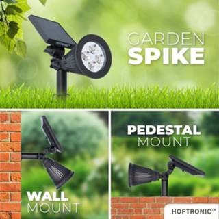 👉 Bend LED Solar Prikspot richtbaar 3000K warm wit IP65 waterdicht Tuinspot Grondspot - Tuin spots, spots bodem buiten