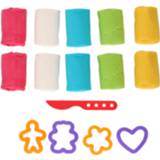 👉 Mes kinderen Creative Kids Emmer Klei Set - Mesje & Figuren 5 Kleuren 11 x 12 cm. 8711252148687