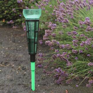 Regen meter groen Talen Tools Regenmeter met Grondpen - Verdeelschaal tot 350 mm. 8712448425407