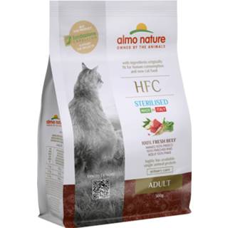 👉 Kattenvoer Almo Nature Hfc Adult Sterilized Rundvlees - 300 g 8001154002935
