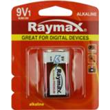 Batterij alkaline Raymax 9V 6LR22 8717729118757