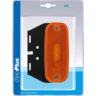 👉 Oranje Pro+ Zijmarkeringslamp 10-30V 110x45mm LED met houder in blister 8717249107941