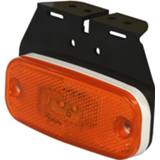 👉 Markerings lamp oranje Pro+ Zijlamp / Markeringslamp 10-30V 110x45mm LED Met Houder