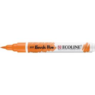 👉 Oranje stuks active ecoline Brush Pen - donkeroranje 237 8712079388690