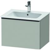 👉 Wastafelonderkast betongrijs spaanplaat Duravit D-Neo 61x44x46.2cm 1 lade Mat de426100707 4063382104229