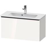 👉 Wastafelonderkast wit spaanplaat Duravit D-Neo 81x44x37.2cm 1 lade Hoogglans de426902222 4063382106155