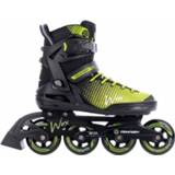 👉 Zwart groen nylon 39 unisex Tempish inlineskates WOX polyetheen/nylon zwart/groen maat 8592678127254