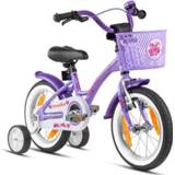 👉 Kinder fiets meisjes paars kinderen wit PROMETHEUS BICYCLES ® Kinderfiets 14'' vanaf 3 jaar met zijwieltjes in & 4270002125742