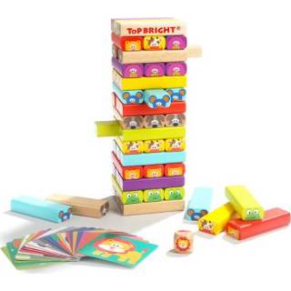 👉 Stapel toren kleurrijk jongens TopBright Toys® Stapeltoren Grappige Dierenvrienden 6939838146076