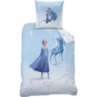 👉 Dekbedovertrek katoen blauw Disney Frozen Mythical Water - Eenpersoons 140 X 200 Cm 3272760471384
