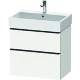 👉 Wastafel onderkast spaanplaat wit Duravit D-Neo wastafelonderkast 68.4x62.5x44.2cm 1 lade Mat de437201818 4063382108531